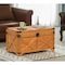 Vintiquewise Barn Design Large Decorative Farmhouse Wooden Storage Trunk Chest QI003804L - alternate 3